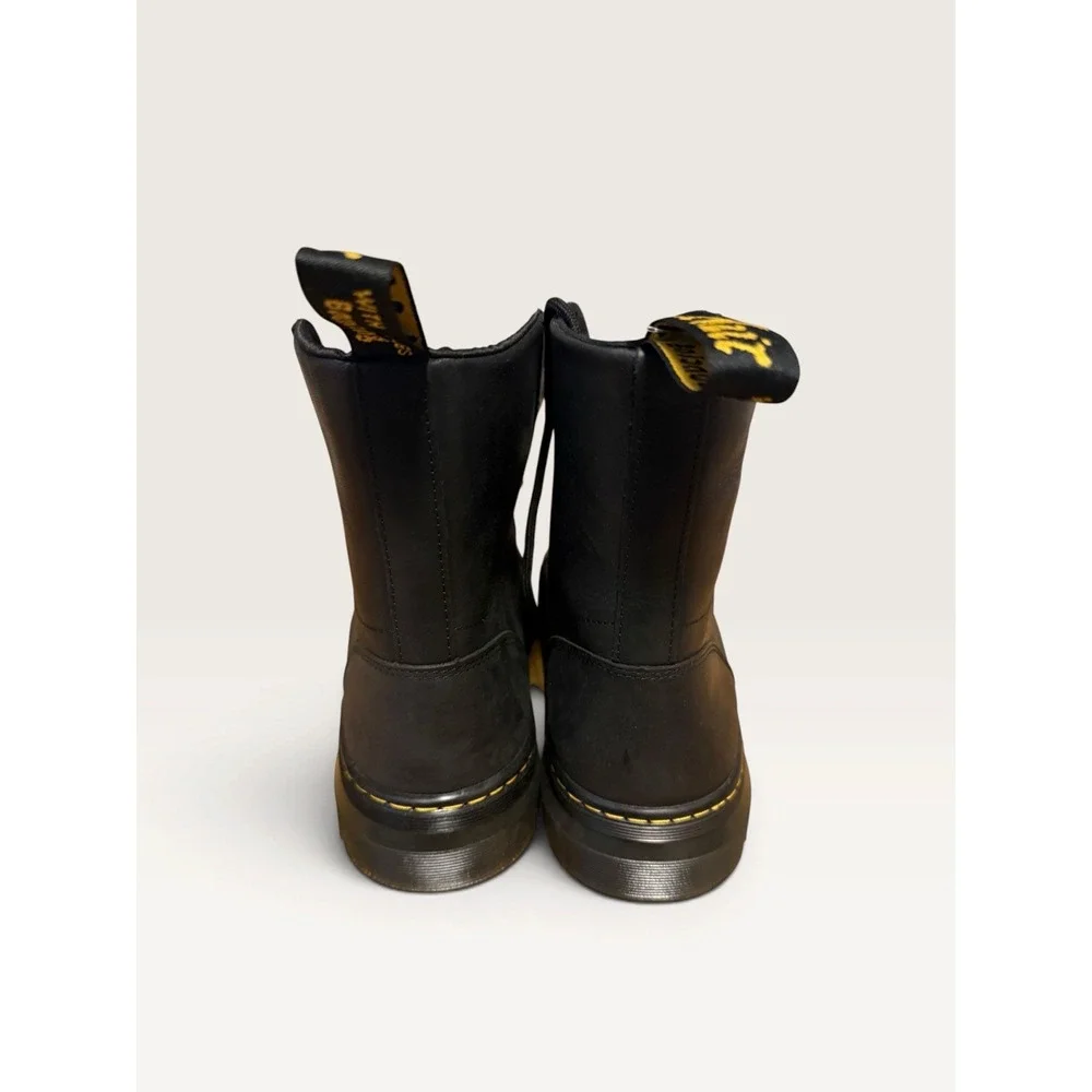Dr. Doc Martens Combs Leather Wyoming Boots Men's Size 13 Black NWOB 1810